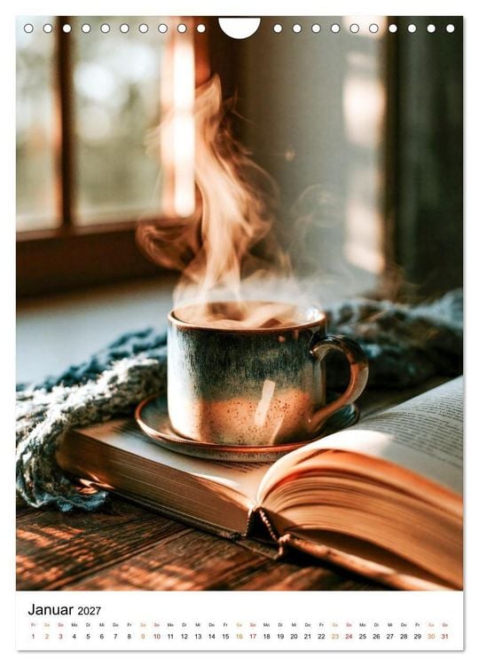 Produktbild: Kaffee - W&auml;rme f&uuml;r die Seele (Wandkalender 2027 DIN A4 hoch), CALVENDO Monatskalender