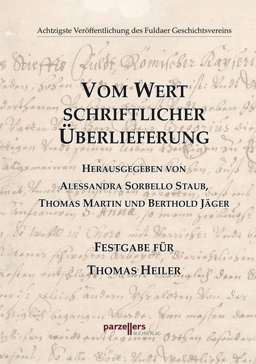 Produktbild: Vom Wert schriftlicher &Uuml;berlieferung