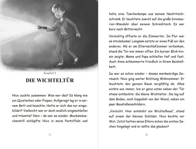 Produktbild: Wichtel-Adventskalender-Buch | Eine magische Wichtelgeschichte f&uuml;r Kinder von 4 bis 10 Jahren | Nico und Flocke im Land der Wichtel | Zum Vorlesen & Selbstlesen im Advent | F&uuml;r Erstleser