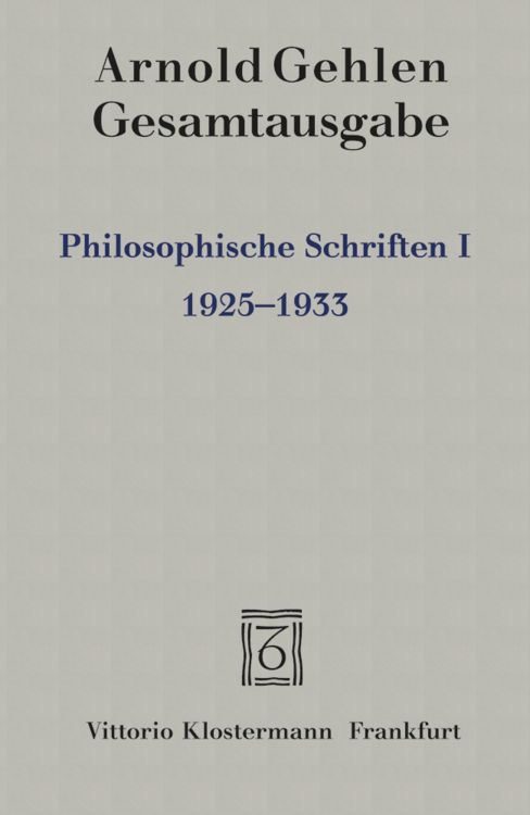 Produktbild: Philosophische Schriften I.