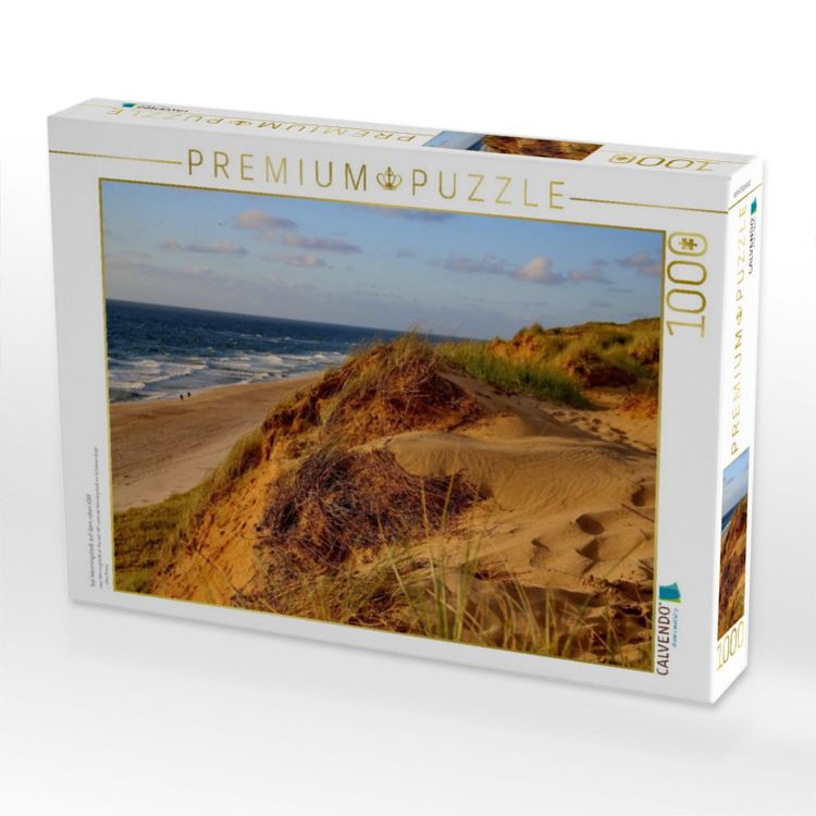 Produktbild: CALVENDO Puzzle bei Wenningstedt auf dem roten Kliff | 1000 Teile Lege-Gr&ouml;&szlig;e 64x48cm Foto-Puzzle f&uuml;r gl&uuml;ckliche Stunden