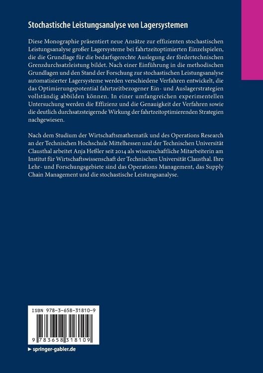 Produktbild: Stochastische Leistungsanalyse von Lagersystemen