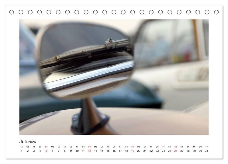 Produktbild: Eine Legende lebt, der Karmann-Ghia (Tischkalender 2026 DIN A5 quer), CALVENDO Monatskalender