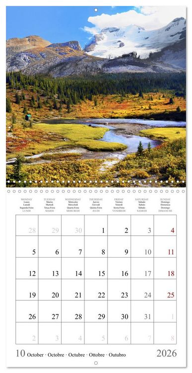 Produktbild: Canada, National Parks Road Trip (Wall Calendar 2026 12 &times; 12 Inch) CALVENDO 12 Month Wall Calendar