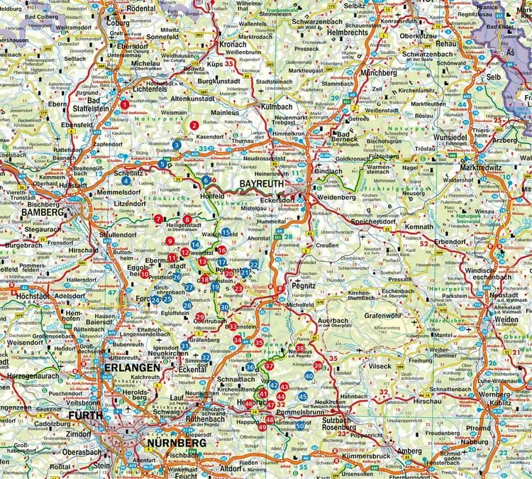 Produktbild: ROTHER Wanderbuch Fr&auml;nkische Schweiz &ndash; Wandern & Einkehren