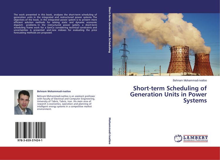 Produktbild: Short-term Scheduling of Generation Units in Power Systems