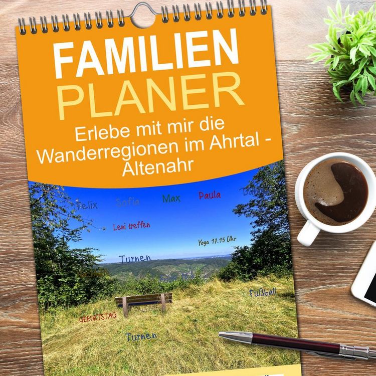 Produktbild: Familienplaner 2026 - Erlebe mit mir die Wanderregionen im Ahrtal - Altenahr mit 5 Spalten (Wandkalender, 21 x 45 cm) CALVENDO