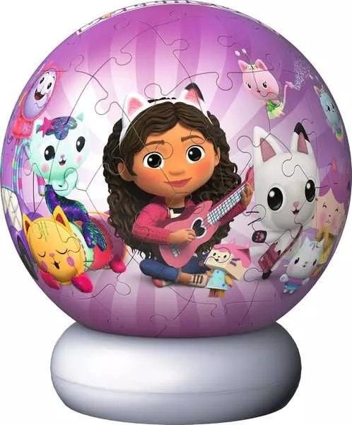 Produktbild: 3D Puzzle-Ball Nachtlicht Gabby's Dollhouse