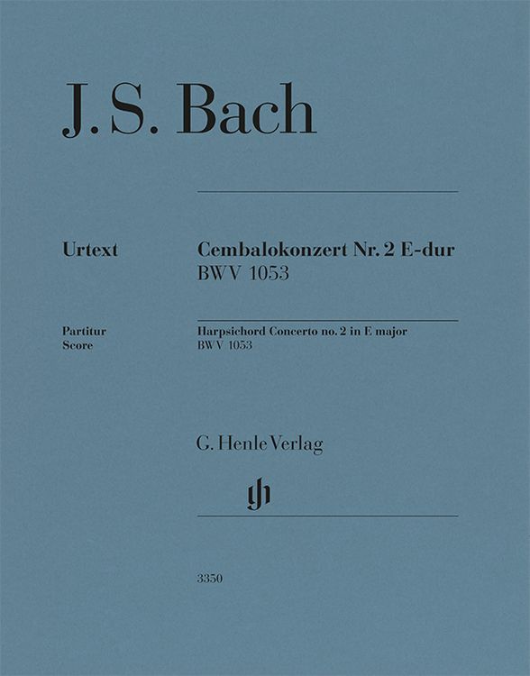 Produktbild: Johann Sebastian Bach - Cembalokonzert Nr. 2 E-dur BWV 1053