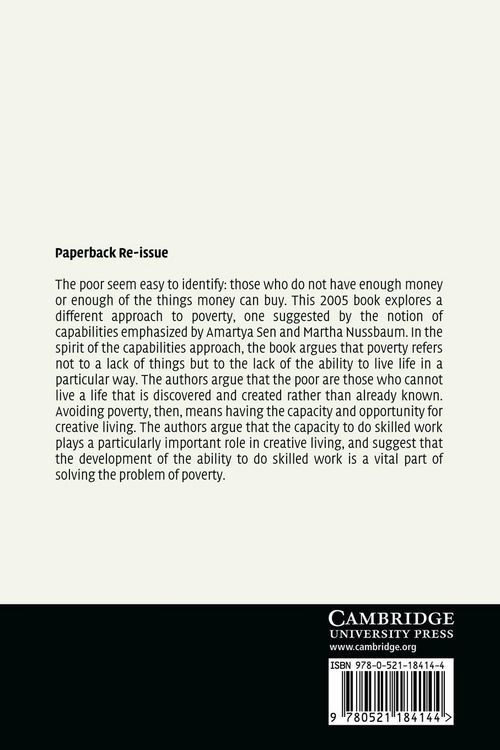 Produktbild: Poverty, Work, and Freedom