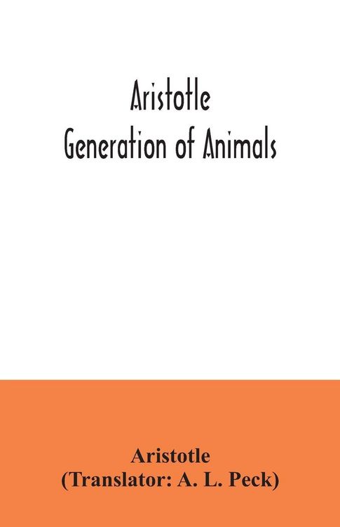 Produktbild: Aristotle; Generation of animals