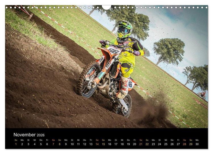 Produktbild: MX Racing 2026 (Wandkalender 2026 DIN A3 quer), CALVENDO Monatskalender