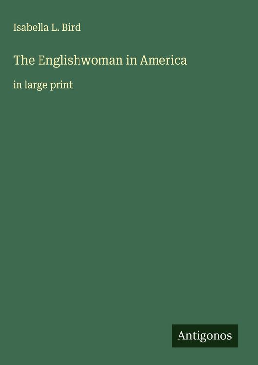 Produktbild: The Englishwoman in America