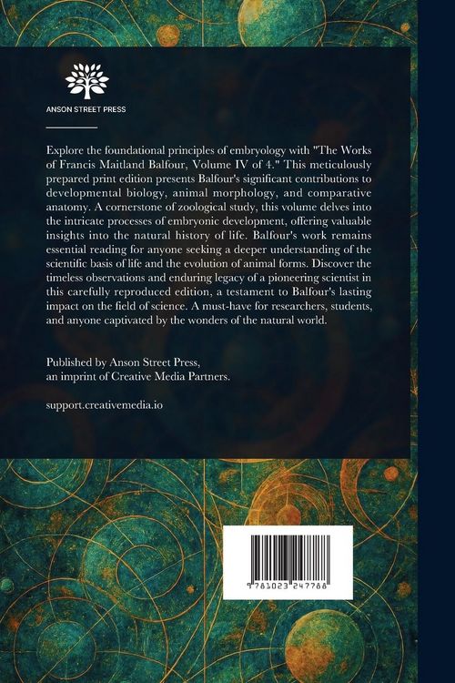 Produktbild: The Works of Francis Maitland Balfour