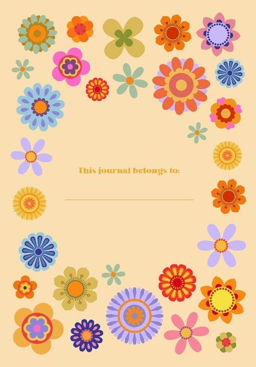 Produktbild: I'm a Delicate F*cking Flower Embroidered Journal