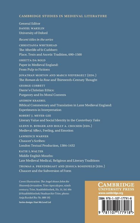 Produktbild: Imagining the Medieval Afterlife