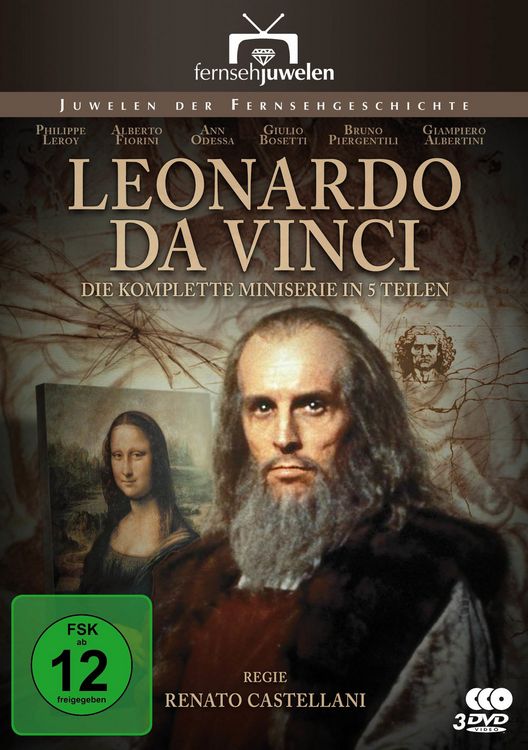 Produktbild: Leonardo da Vinci - Der komplette 5-Teiler (Fernsehjuwelen) [3 DVDs]