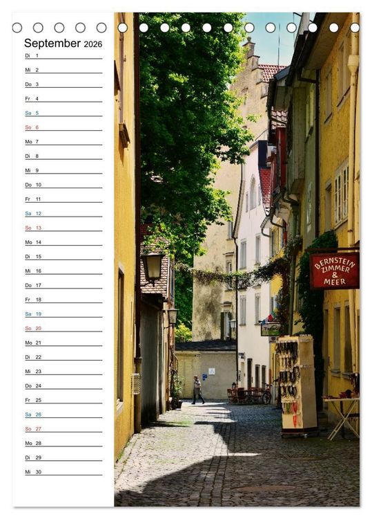Produktbild: Lindau - Inselstadt am Bodensee (Tischkalender 2026 DIN A5 hoch), CALVENDO Monatskalender