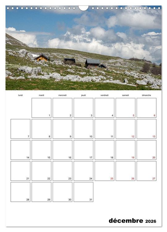 Produktbild: Le sud du Vercors, paysages (Calendrier mural 2026 DIN A3 horizontal), CALVENDO calendrier mensuel