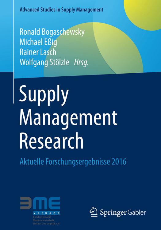 Produktbild: Supply Management Research