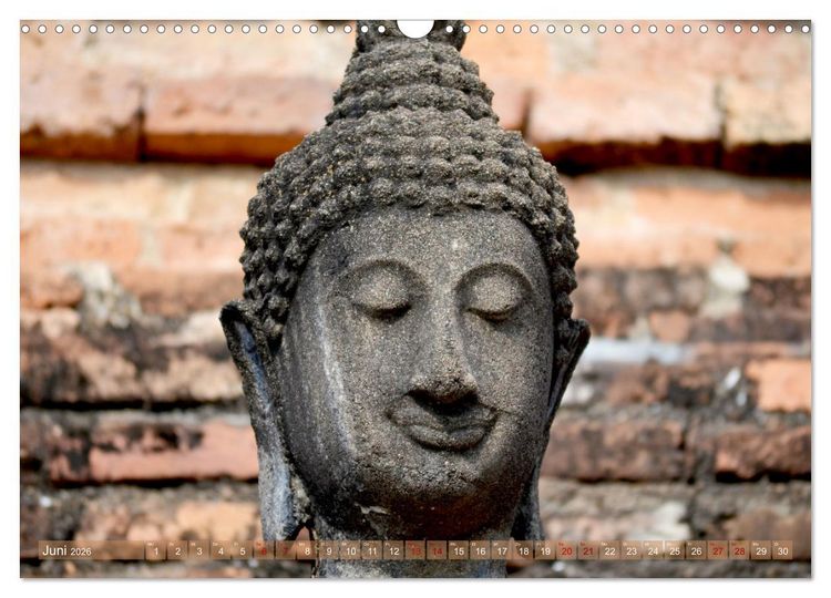 Produktbild: Buddha - Die Kraft des L&auml;chelns (Ralf Kretschmer) (Wandkalender 2026 DIN A3 quer), CALVENDO Monatskalender