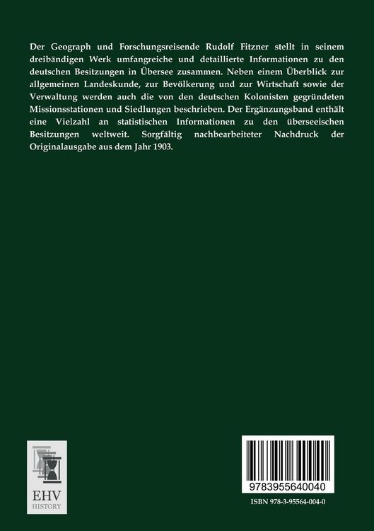 Produktbild: Deutsches Kolonial-Handbuch