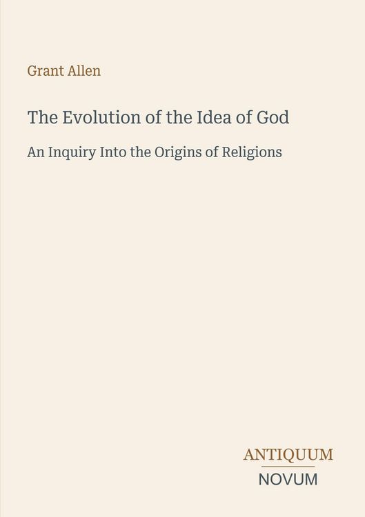 Produktbild: The Evolution of the Idea of God