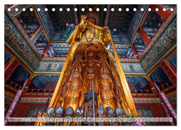 Produktbild: Metropolen Chinas - Peking, Shanghai, Hongkong (Tischkalender 2026 DIN A5 quer), CALVENDO Monatskalender
