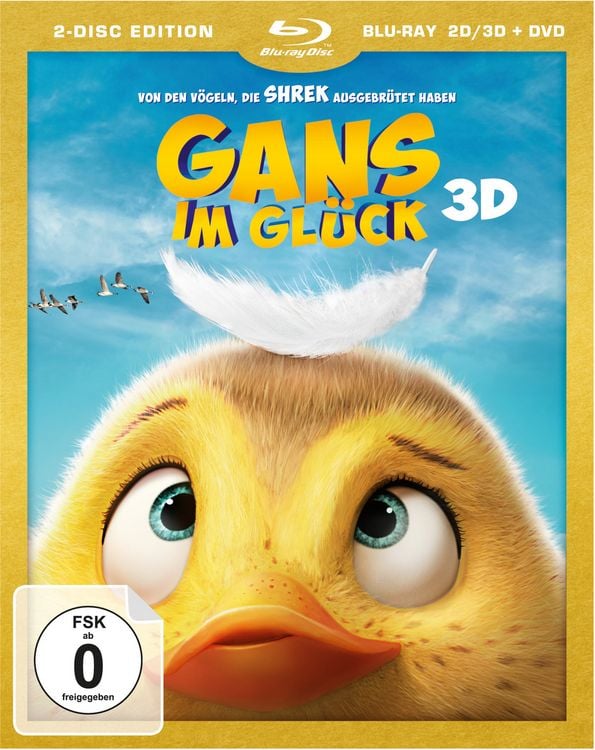 Produktbild: Gans im Gl&uuml;ck (inkl. 2D-Version) (+DVD)