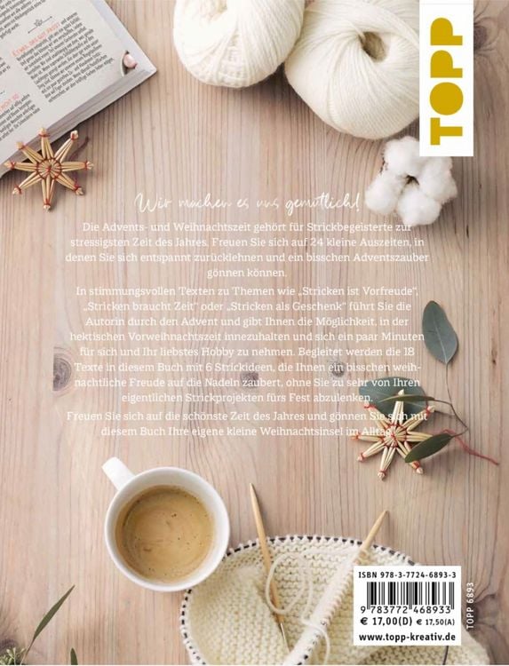 Produktbild: Adventskalender Stricken und Schm&ouml;kern