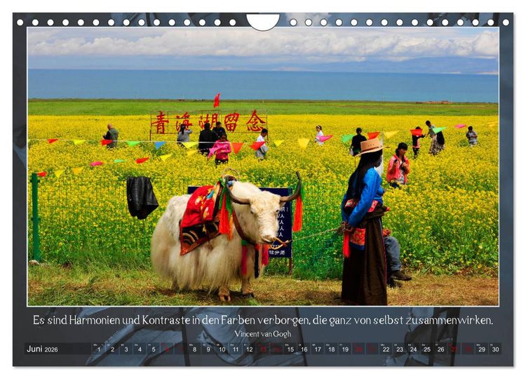 Produktbild: Facettenreiches Tibet (Wandkalender 2026 DIN A4 quer), CALVENDO Monatskalender