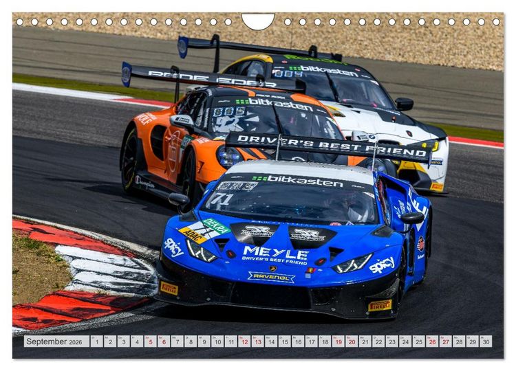 Produktbild: Wilde Stiere am N&uuml;rburgring (Wandkalender 2026 DIN A4 quer), CALVENDO Monatskalender