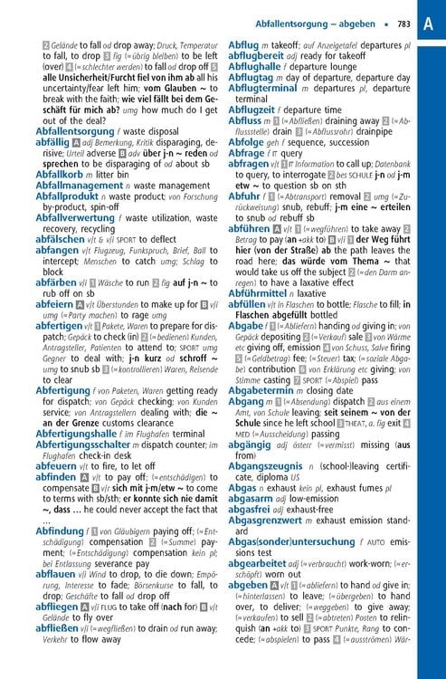 Produktbild: Langenscheidt Abitur-Wörterbuch Englisch Klausurausgabe