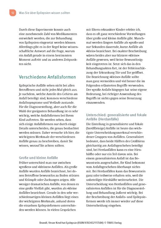 Produktbild: Unser Kind hat Epilepsie