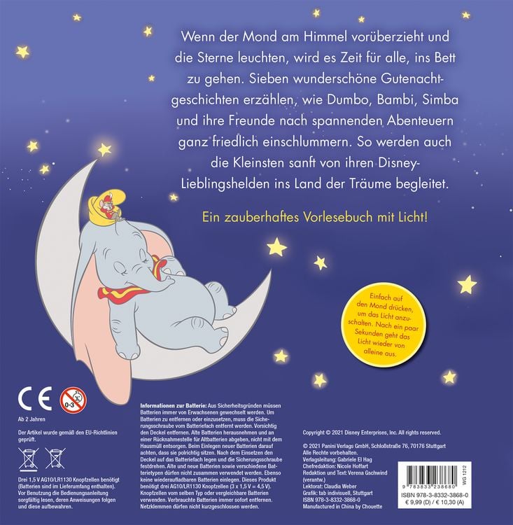 Produktbild: Disney: Meine sch&ouml;nsten Gutenachtgeschichten