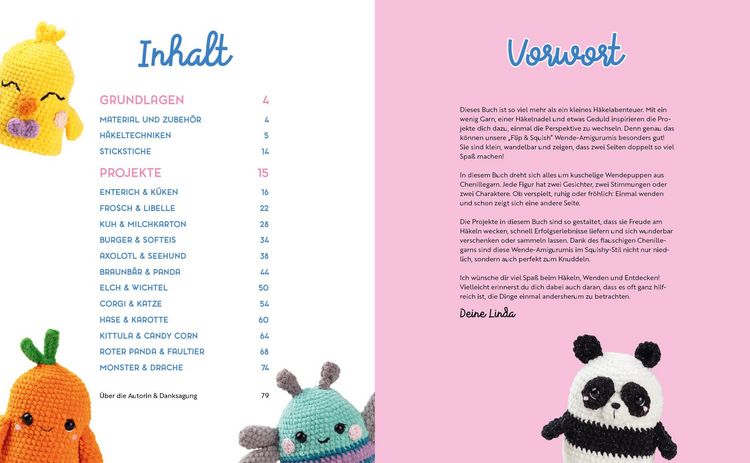 Produktbild: Flip & Squish &ndash; Pl&uuml;schige Wende-Amigurumis h&auml;keln f&uuml;r Squishmallow-Fans