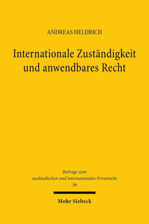 Produktbild: Internationale Zust&auml;ndigkeit und anwendbares Recht
