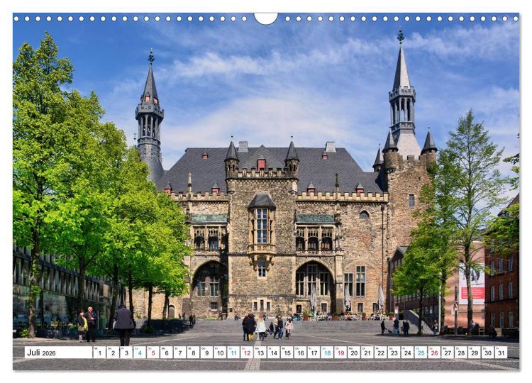 Produktbild: Aachen - Ansichtssache (Wandkalender 2026 DIN A3 quer), CALVENDO Monatskalender