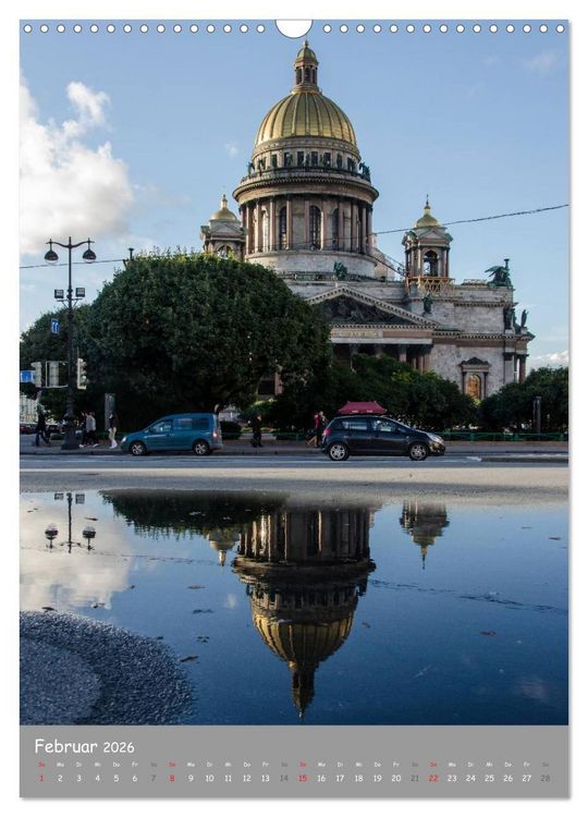 Produktbild: St. Peterburg und Umgebung (Wandkalender 2026 DIN A3 hoch), CALVENDO Monatskalender