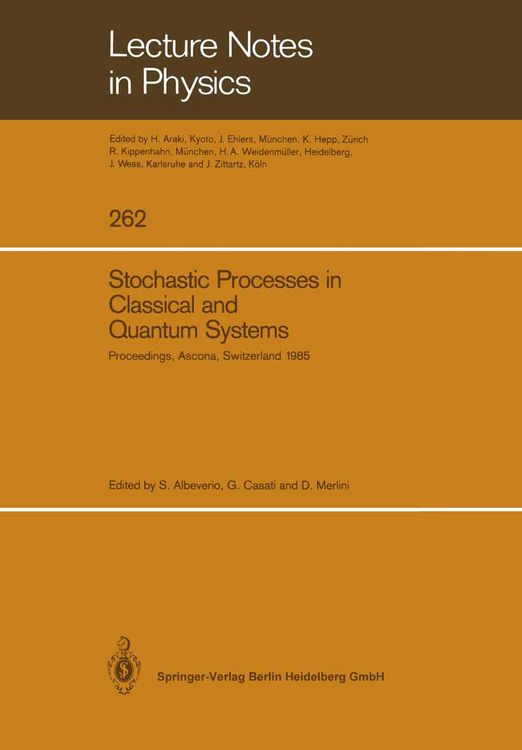 Produktbild: Stochastic Processes in Classical and Quantum Systems