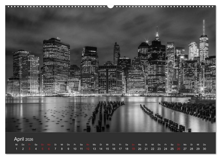 Produktbild: URBANE FOTOGRAFIE Zw&ouml;lf klassische Impressionen (hochwertiger Premium Wandkalender 2026 DIN A2 quer), Kunstdruck in Hochglanz