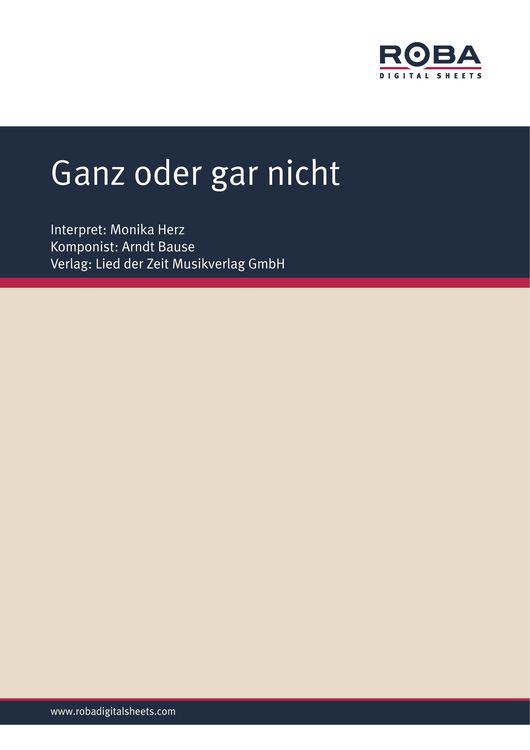 Produktbild: Ganz oder gar nicht