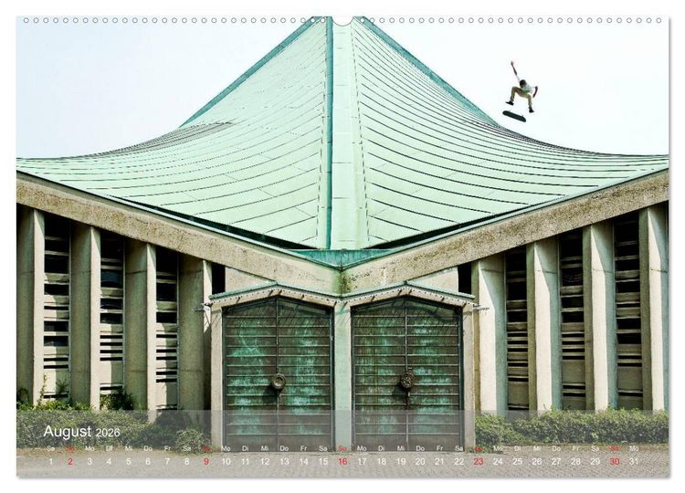 Produktbild: THIS IS SKATEBOARDING 2026 (Wandkalender 2026 DIN A2 quer), CALVENDO Monatskalender