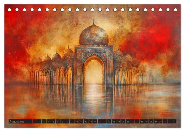 Produktbild: Visionen aus 1001 Nacht (Tischkalender 2026 DIN A5 quer), CALVENDO Monatskalender