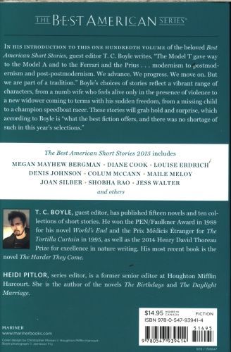 Produktbild: The Best American Short Stories 2015