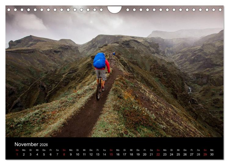 Produktbild: Bike Abenteuer Island (Wandkalender 2026 DIN A4 quer), CALVENDO Monatskalender
