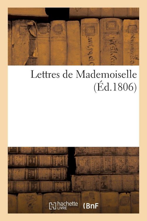 Produktbild: Lettres de Mademoiselle