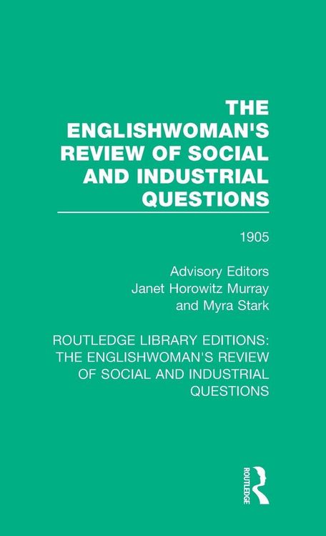 Produktbild: The Englishwoman's Review of Social and Industrial Questions
