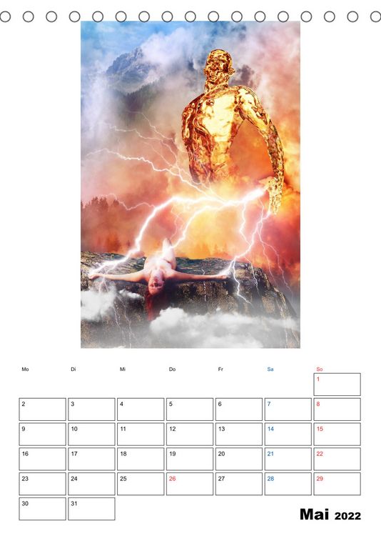 Produktbild: Phantastischer Realismus - Neue Welten (tischkalender 2022 Din A5 Hoch)