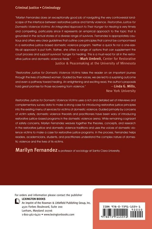 Produktbild: Restorative Justice for Domestic Violence Victims